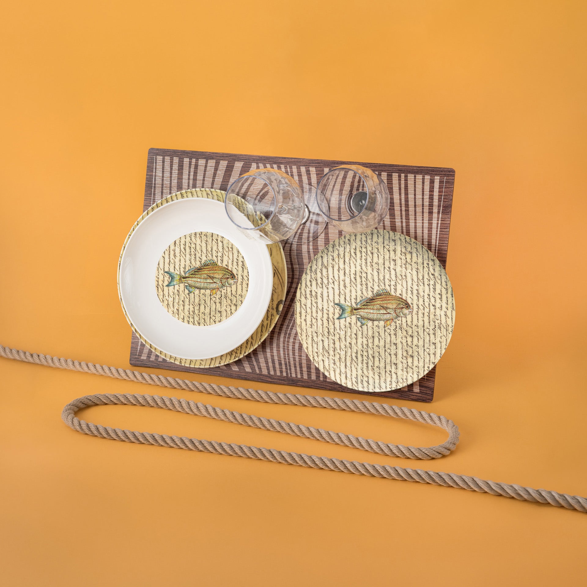 SET 1 PERSONA COMPLETO - Giallo